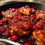 Skillet Cranberry Orange Chicken