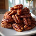 Slow Cooker Candied Cinnamon Pecans - Dinner, then Dessert | Crock pot desserts, Slow cooker candy, Recipes | Slow cooker candy, Nut recipes, Holiday recipes