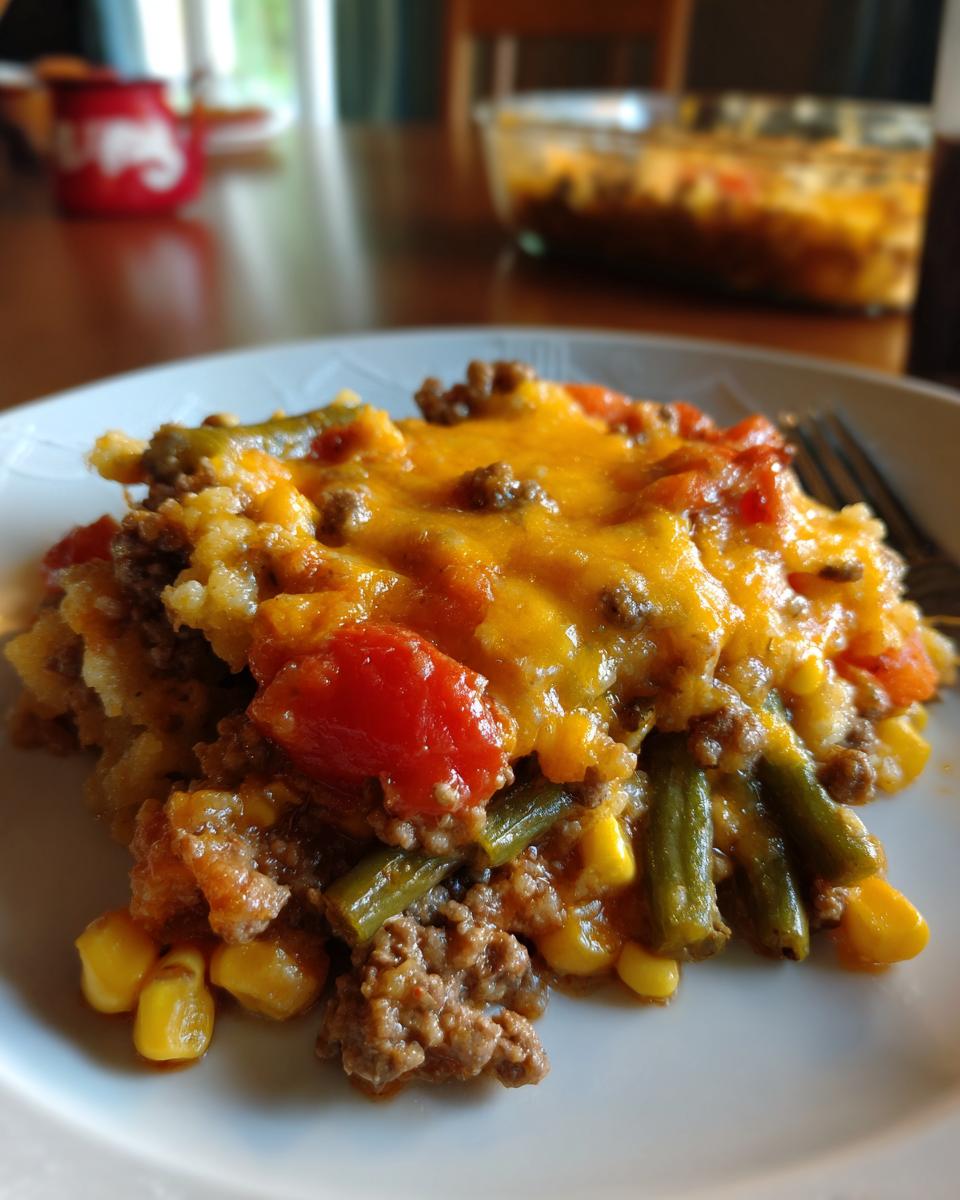 Slow Cooker Cowboy Casserole - detail 2