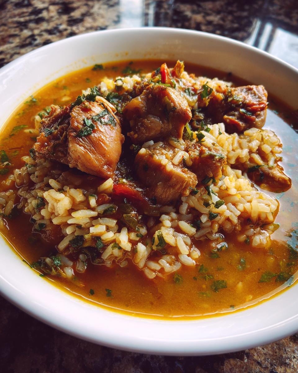 Spicy Puerto Rican Chicken Asopao Stew for Cozy Nights - detail 3
