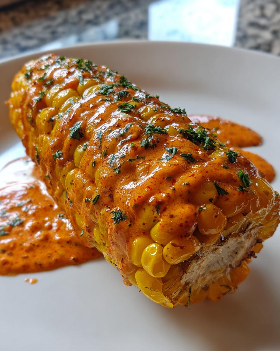 Spicy and Creamy Cajun Corn on the Cob with Zesty Toppings - Mellie Recipes - detail 3