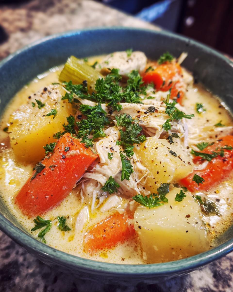 Stove Top, Crockpot, or Instant Pot Chicken Pot Pie Soup - detail 1