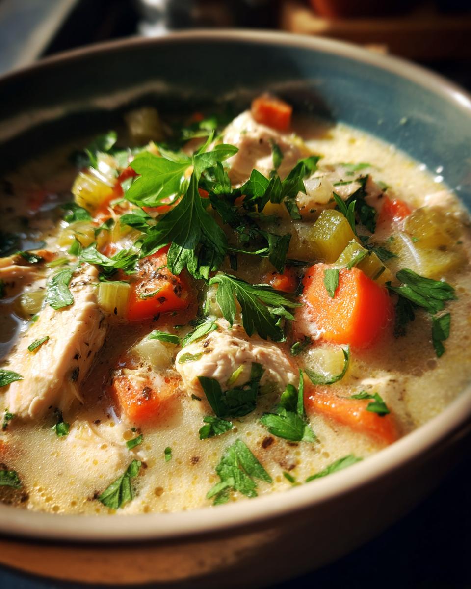 Stove Top, Crockpot, or Instant Pot Chicken Pot Pie Soup - detail 2