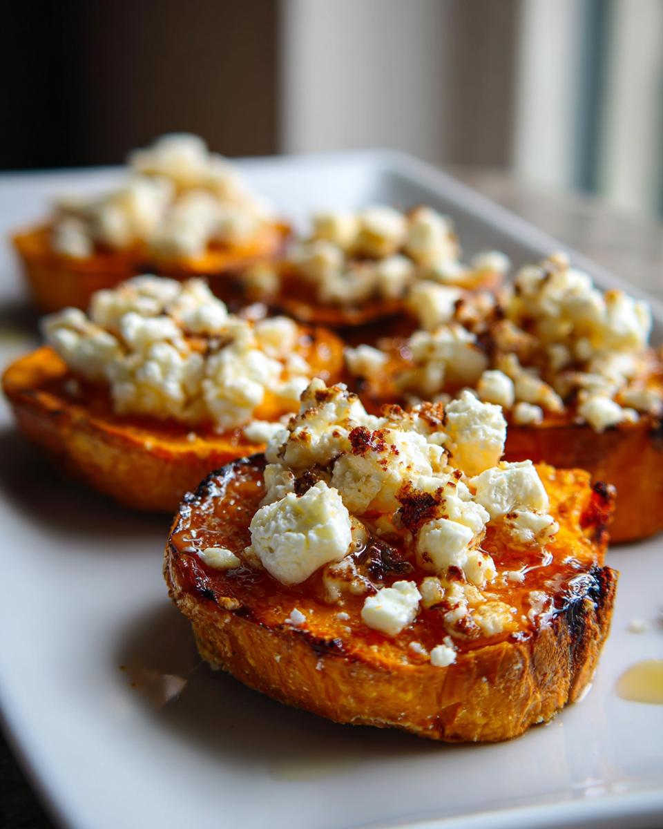 Sweet Potato Recipes: Honey Feta Sweet Potato Rounds - detail 3