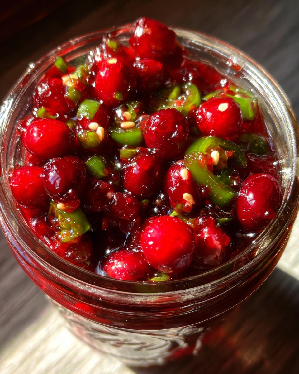 Sweet & Spicy Cranberry Jalapeño Cowboy Candy - detail 3