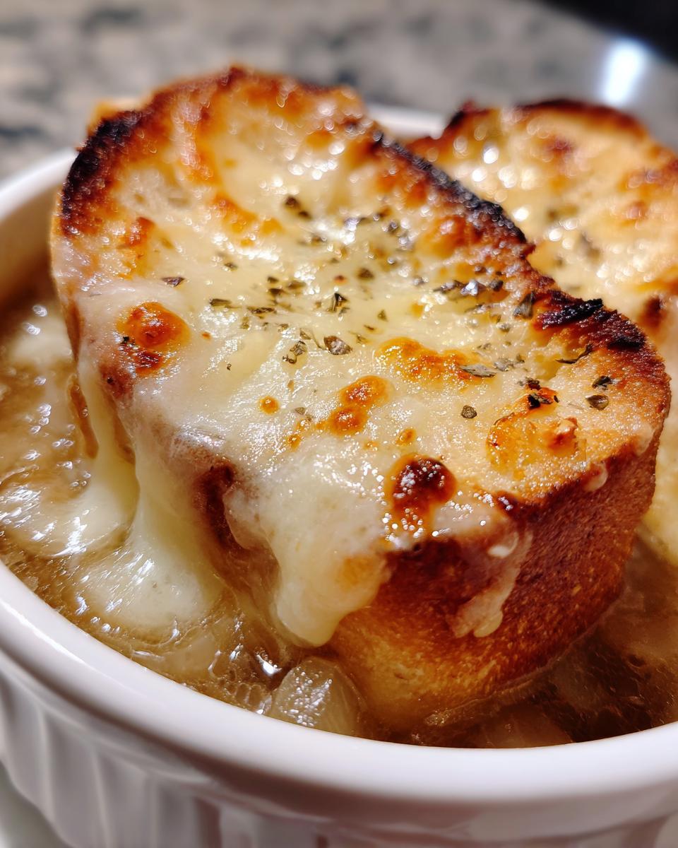 The BEST Easy French Onion Soup - detail 1