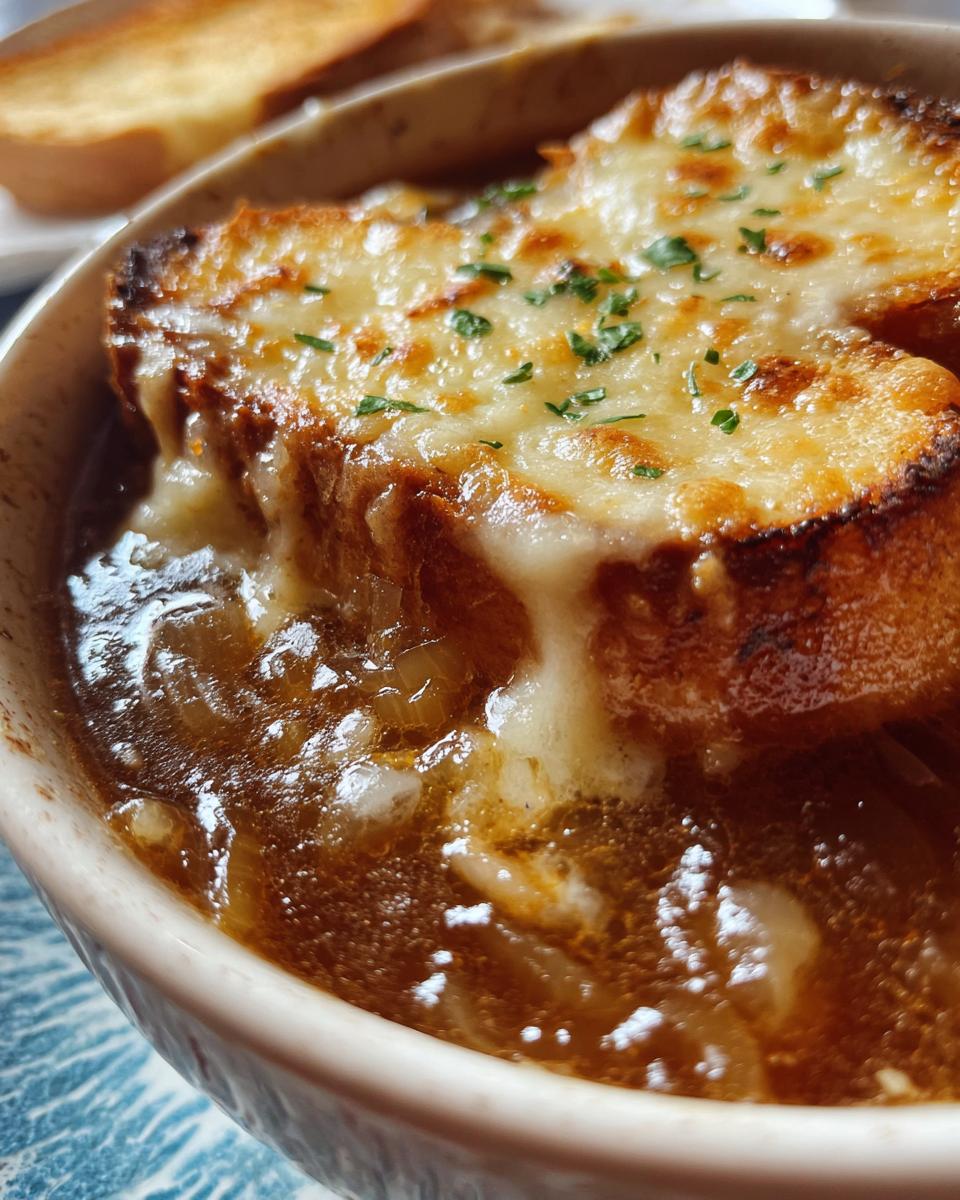The BEST Easy French Onion Soup - detail 3