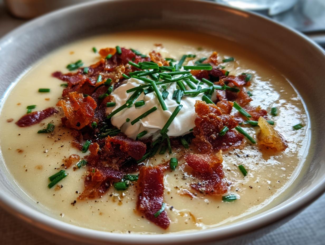 The Best Homemade Loaded Potato Soup - detail 3