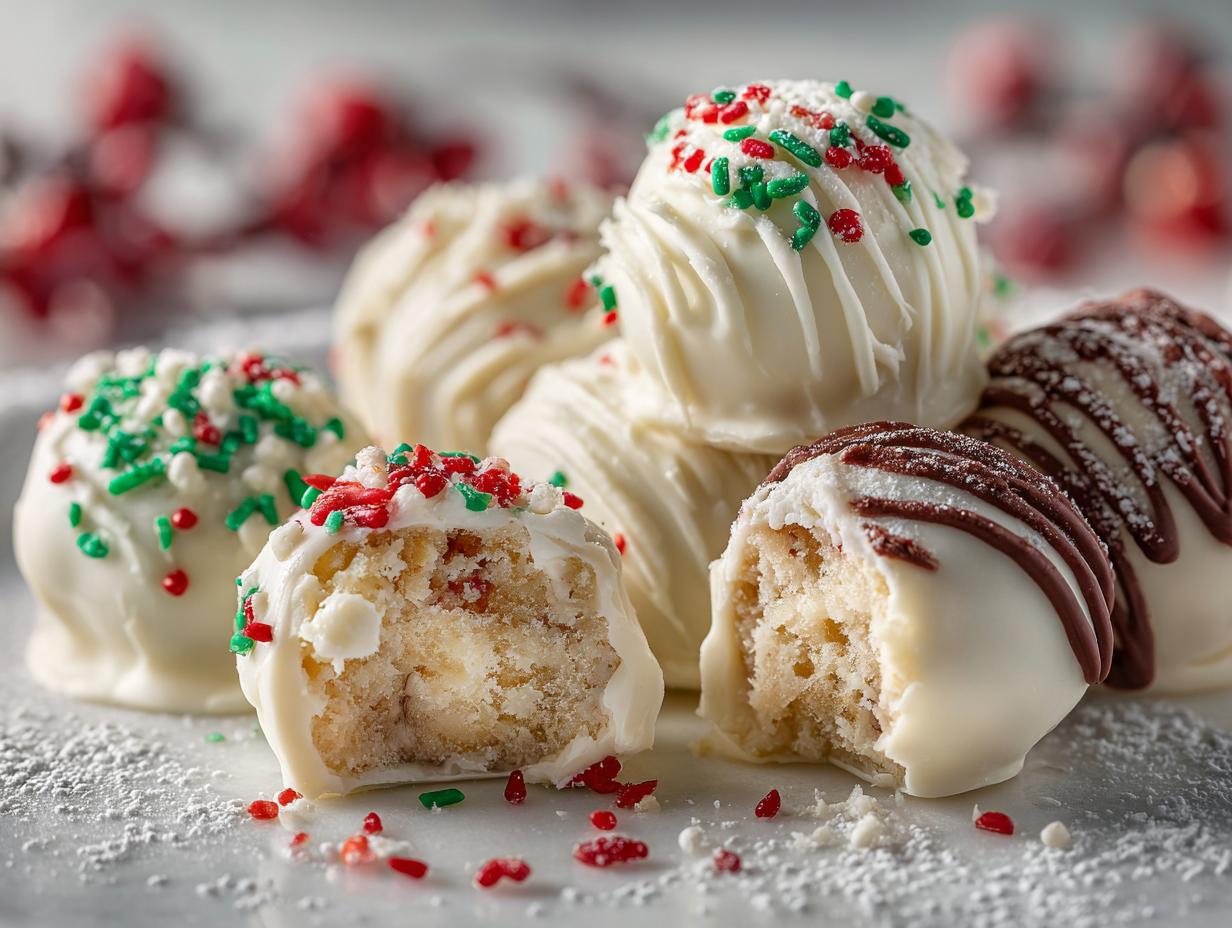 The Best Little Debbie Christmas Tree Cake Truffles - detail 3