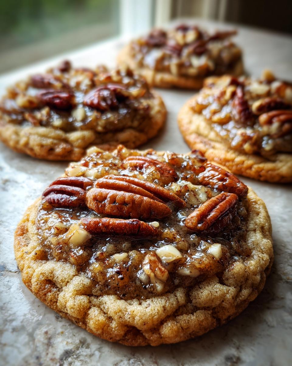 The best pecan pie cookies a crumbl copycat cookie perfect for thanksgiving dinner and dessert - detail 3