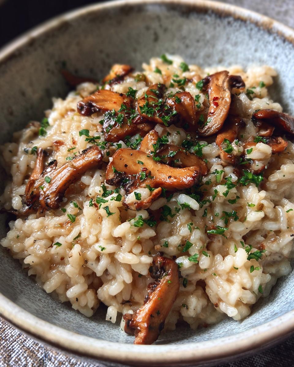 Truffle Mushroom Risotto - detail 2