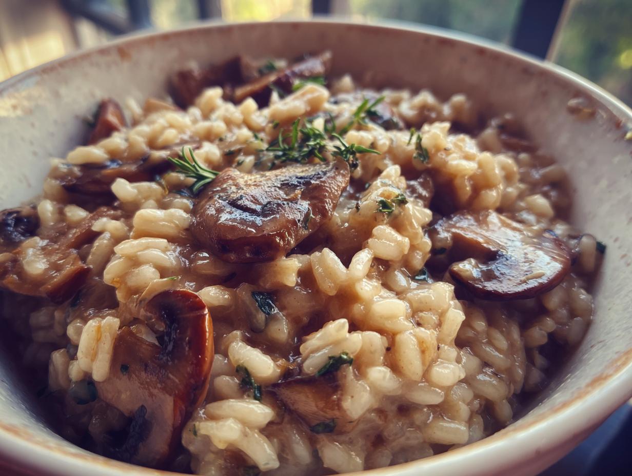 Truffle Mushroom Risotto - detail 3