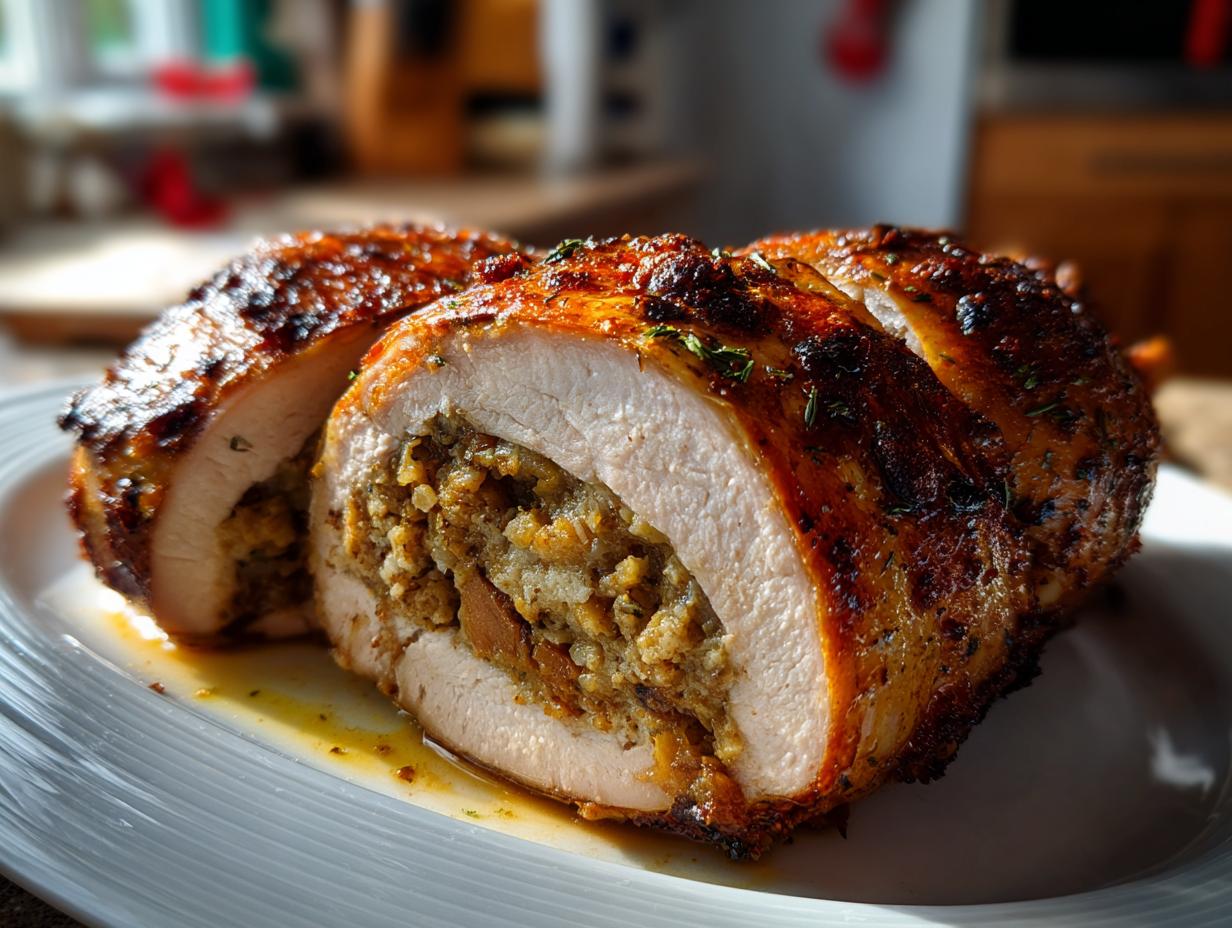 Turkey Ballotine with Chestnut Stuffing - detail 3