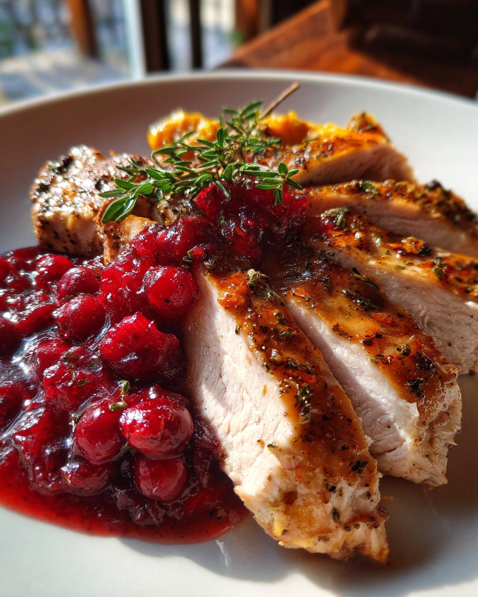 Turkey Breast with Cranberry Orange Sauce | Easy Holiday Dinner Recipe - detail 3