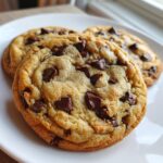 Ultra Thick Bakery Style Chocolate Chip Cookies – Crispy Edges, Gooey Centers