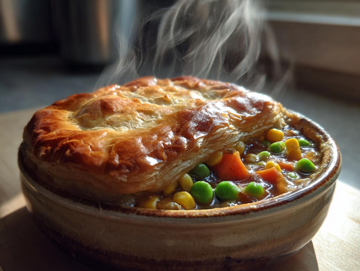 Veggie Pot Pie Soup – Cozy, Comforting & Packed with Healthy Vegetables! 🥕🥦 - detail 2