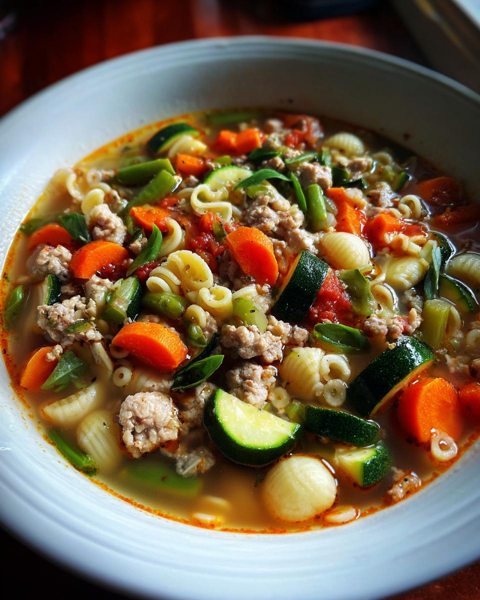 Weight Loss Soup (Turkey Vegetable Soup) from The Food Charlatan - detail 3
