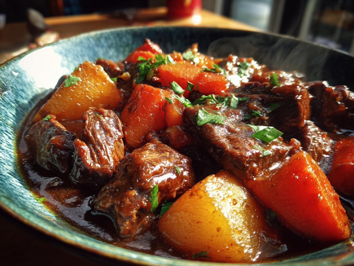 Witch’s Cauldron Beef Stew - detail 3