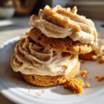 soft pumpkin cookies with cinnamon frosting