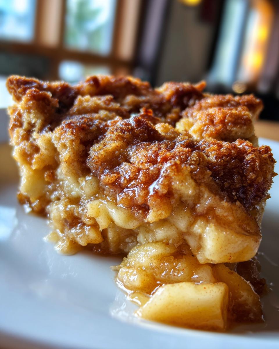 Apple Cobbler with Gooey Brown Sugar Cookie Crumble. - detail 1