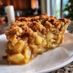 Apple Cobbler with Gooey Brown Sugar Cookie Crumble.
