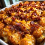 Bacon Cheeseburger Tater Tot Bake