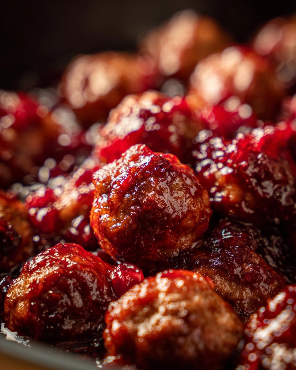 Best Christmas Cranberry Meatballs - detail 2