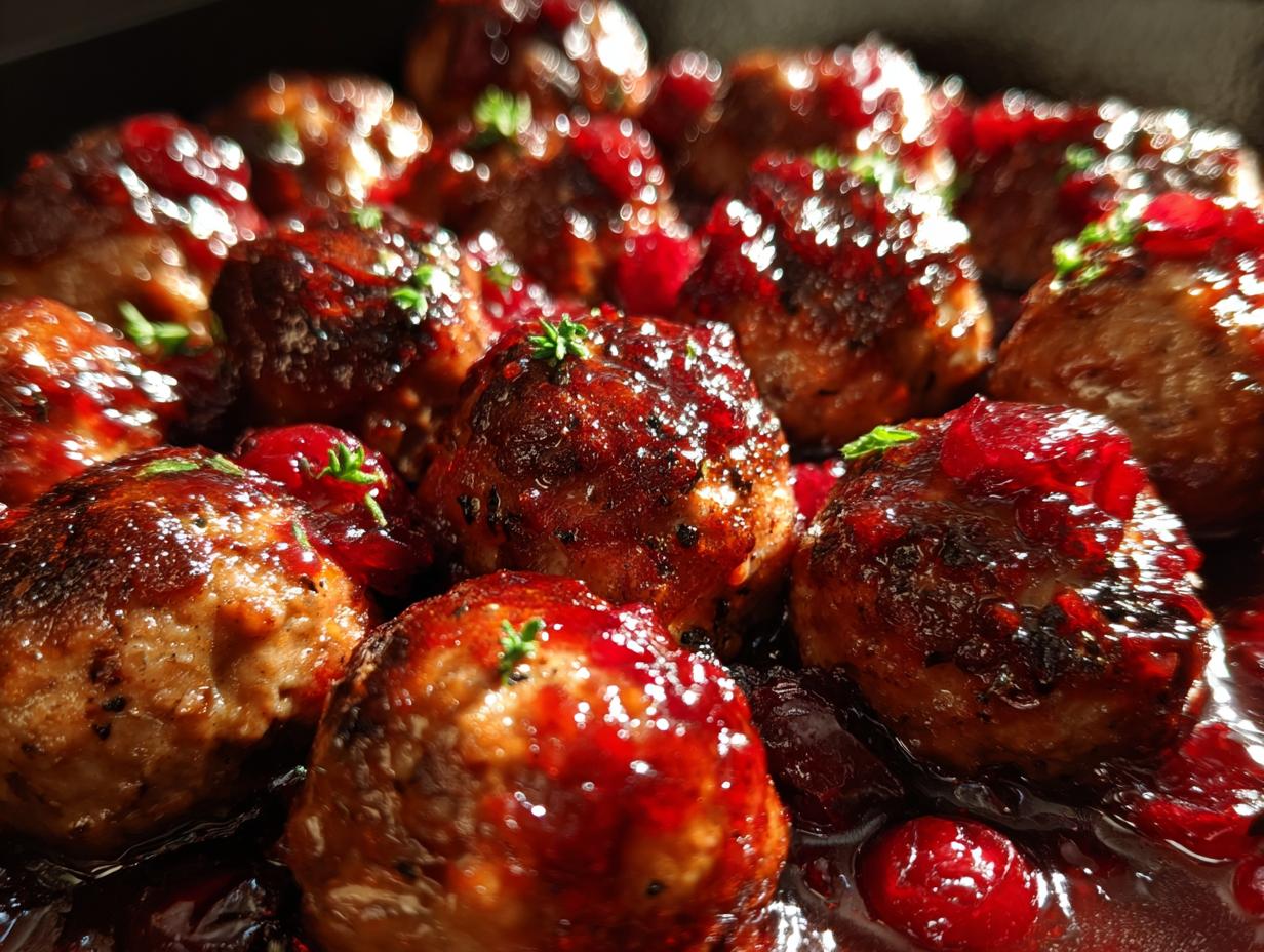Best Christmas Cranberry Meatballs - detail 3