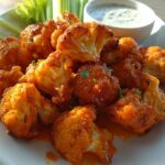 Buffalo Cauliflower Bites (Lighter Option)