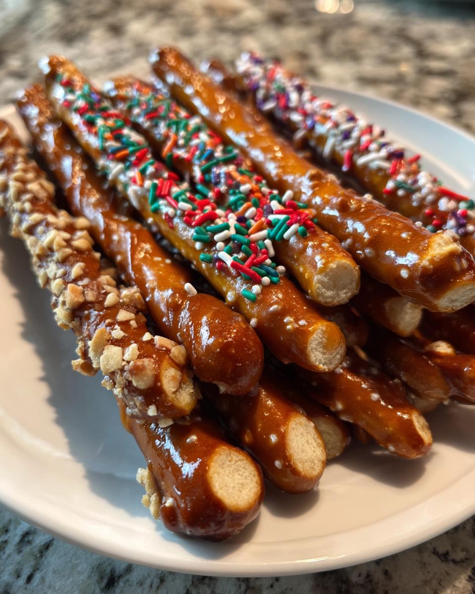 Caramel Apple Pretzel Treats - detail 1