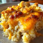 Cheesy Chicken & Rice Bake (Comfort Dinner Winner)