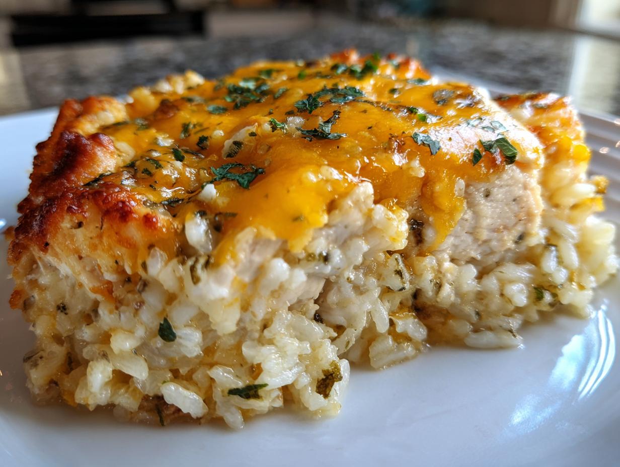 Cheesy Chicken & Rice Bake (Comfort Dinner Winner) - detail 2