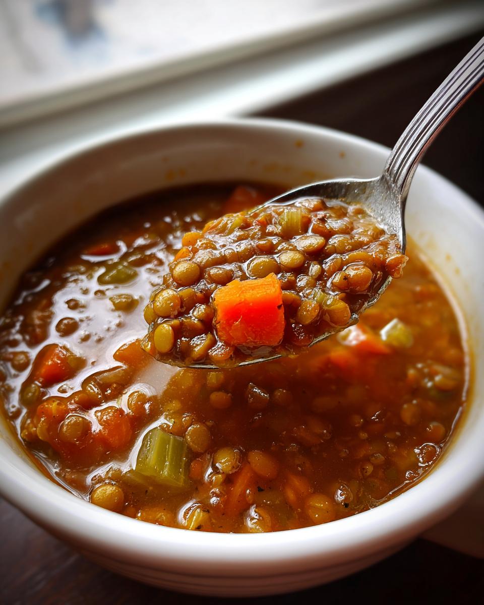 Classic Lentil Soup - detail 2