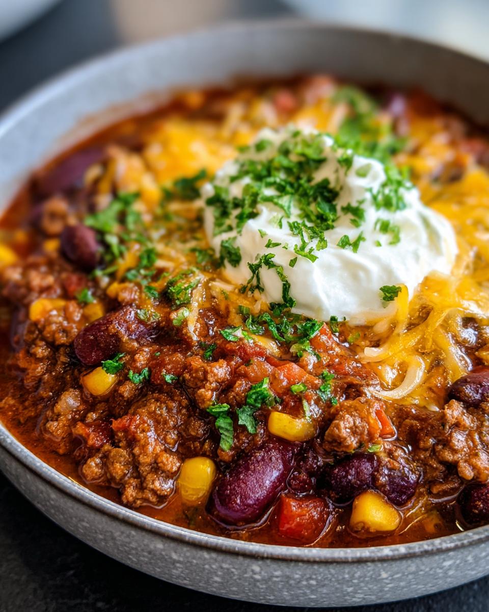 Cowboy Chili with Sweet Corn & Beans - detail 1