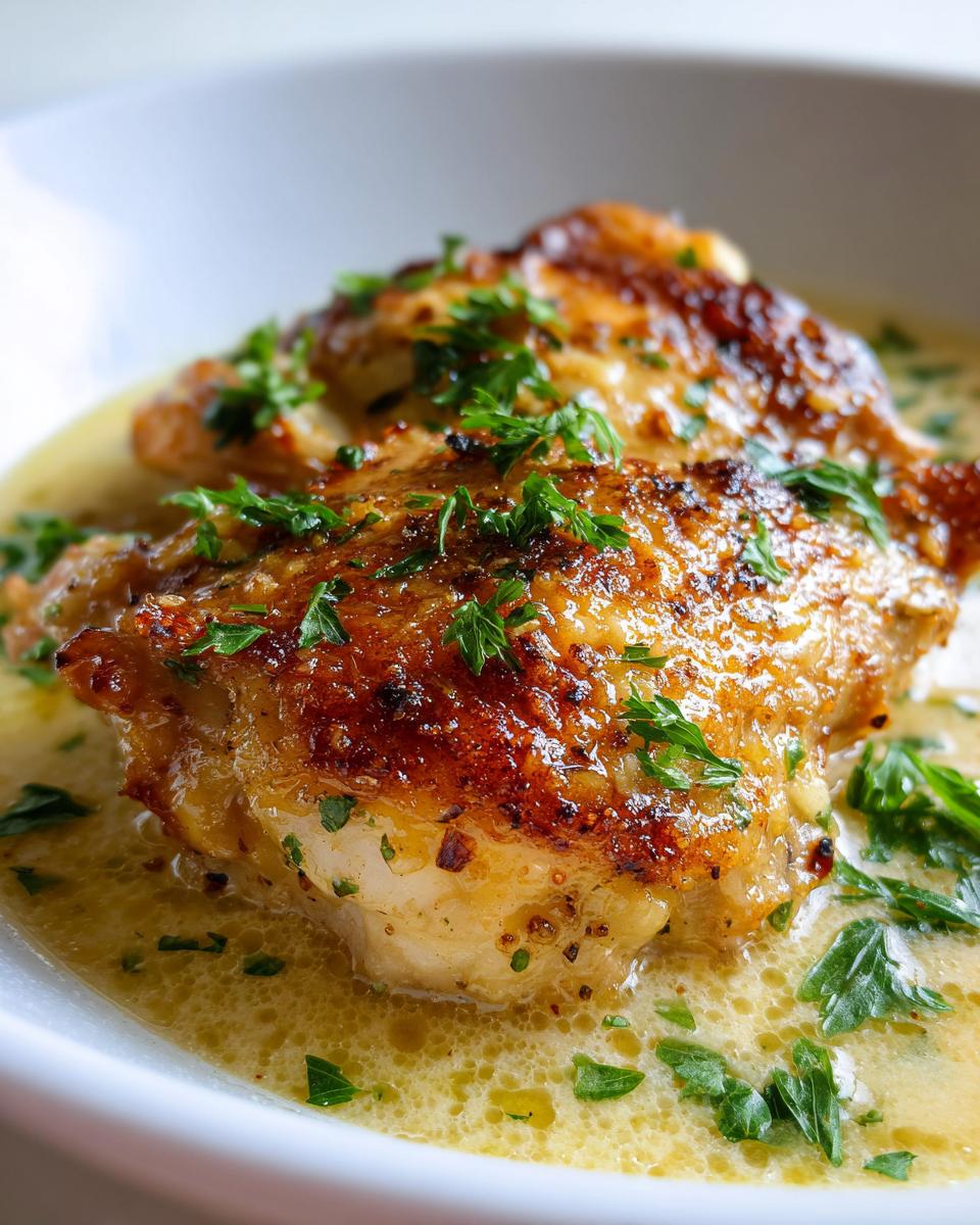 Creamy Garlic Parmesan Chicken Thighs (One-Pan Cozy Dinner) - detail 1