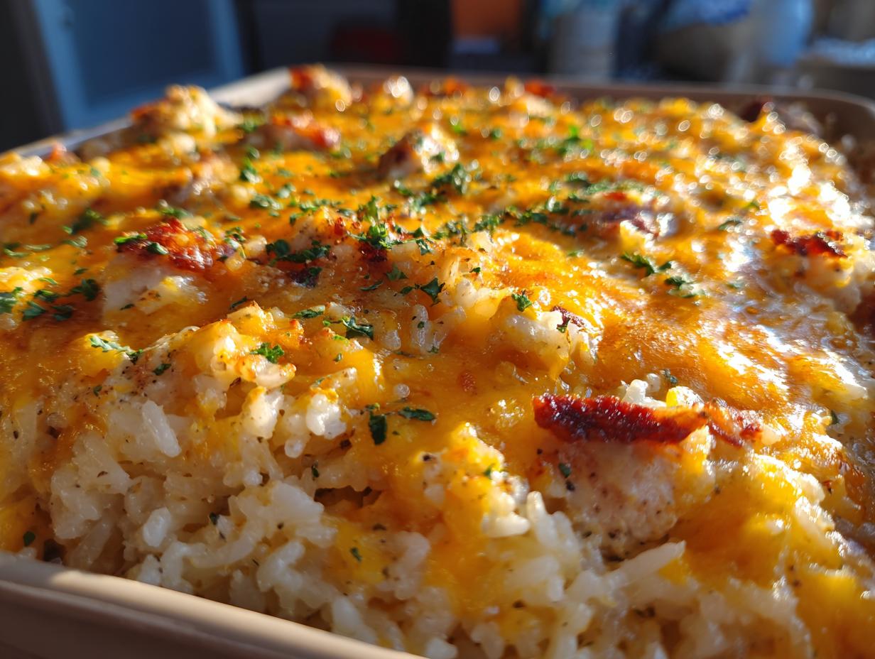 Creamy Ranch Chicken & Rice Bake - detail 2