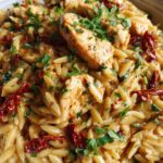 Creamy Sun-Dried Tomato Chicken Orzo