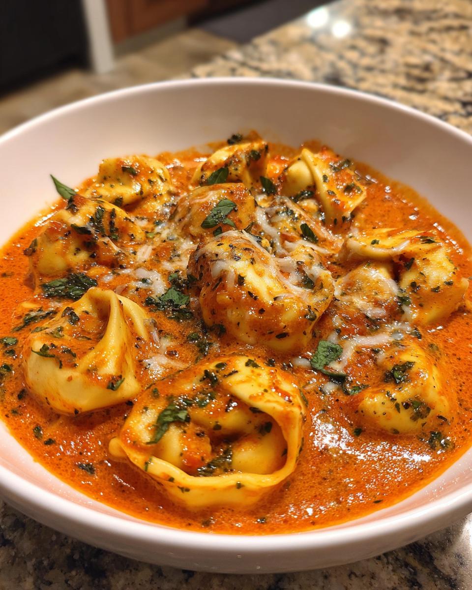 Creamy Tomato Basil Tortellini (One Pot) - detail 1