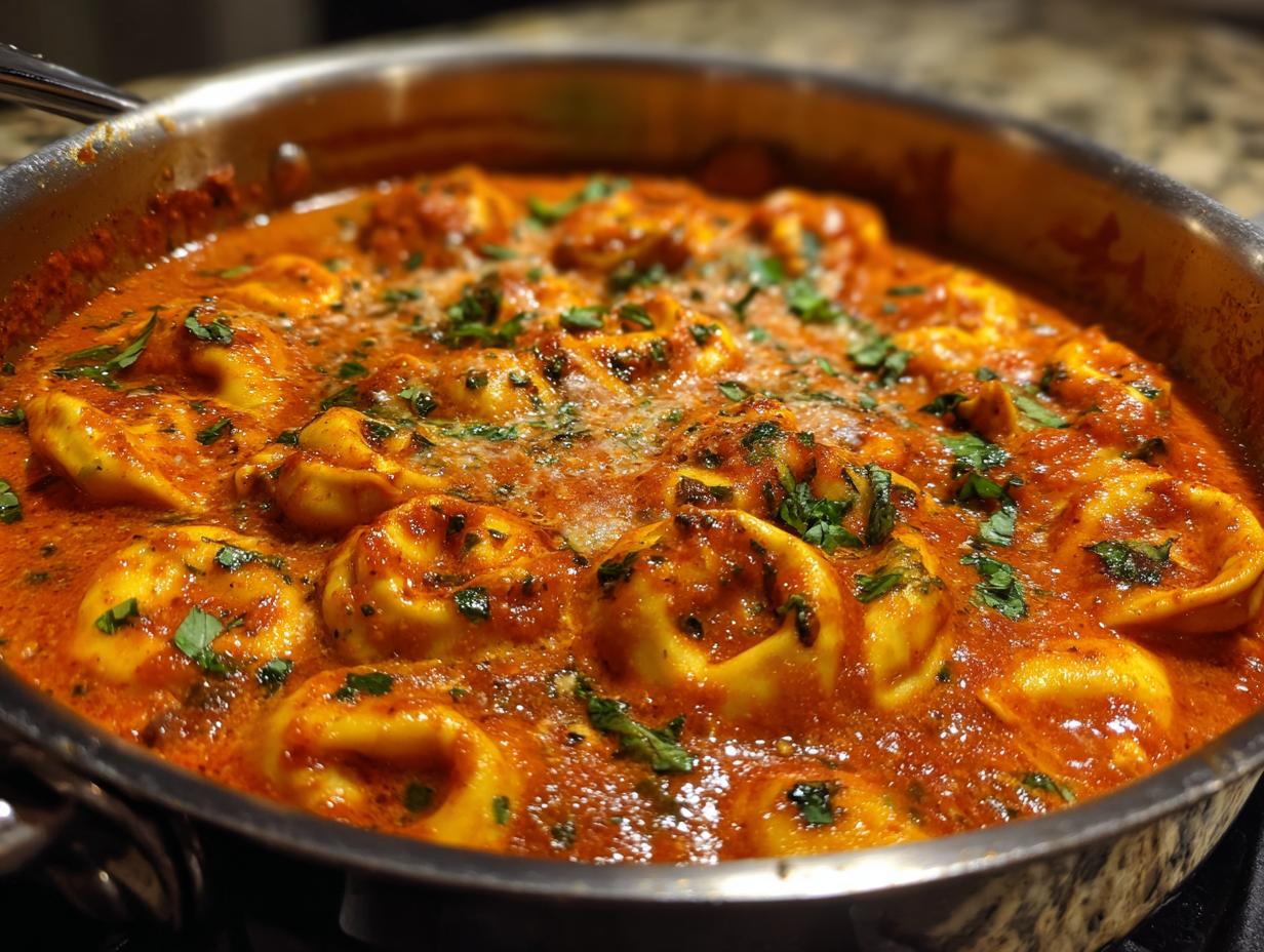 Creamy Tomato Basil Tortellini (One Pot) - detail 2