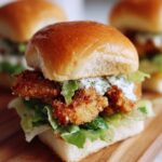 Crispy Chicken Caesar Sliders (Quick Game Day Recipe)