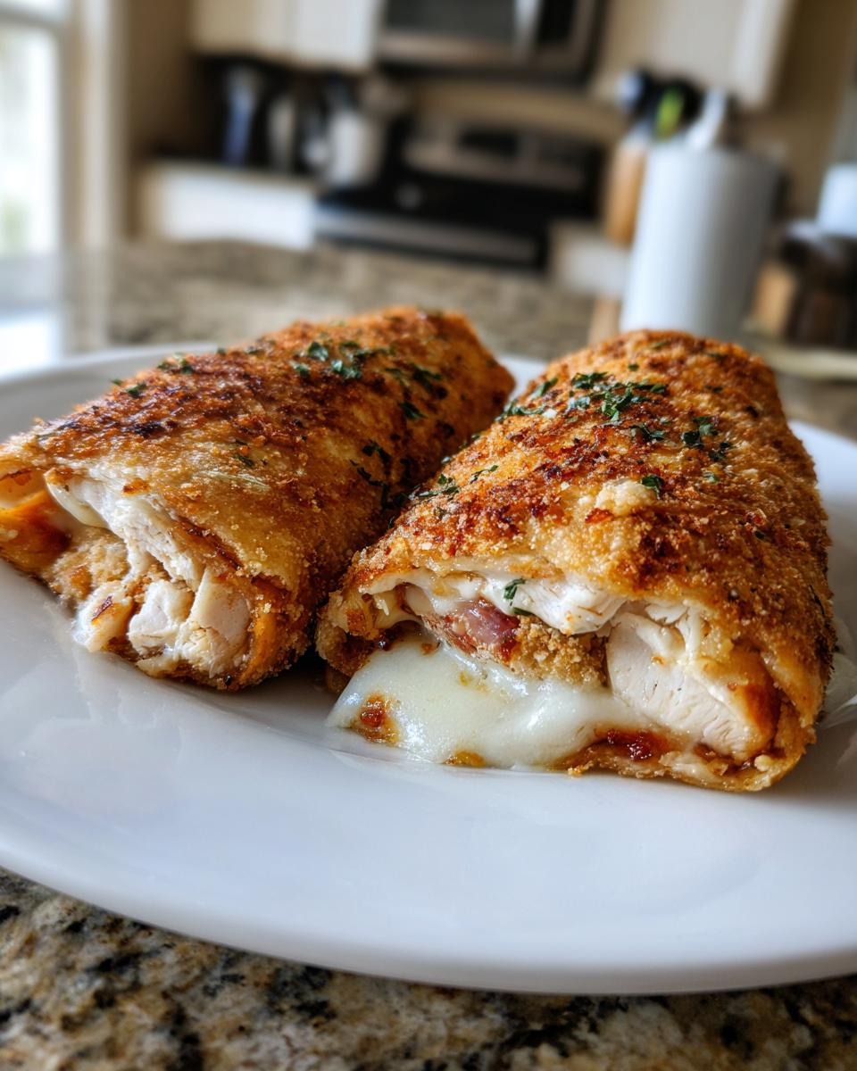 Crunchy Crispy Air Fryer Chicken & Mozzarella Wraps | Easy Air Fryer Recipe - detail 1