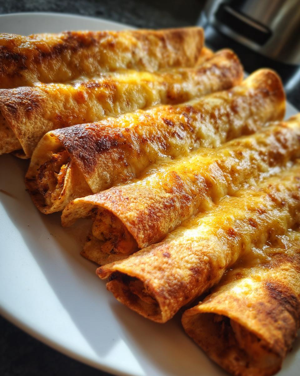 Easy Cheesy Chicken Taquitos for Quick Mexican Dinner - detail 3
