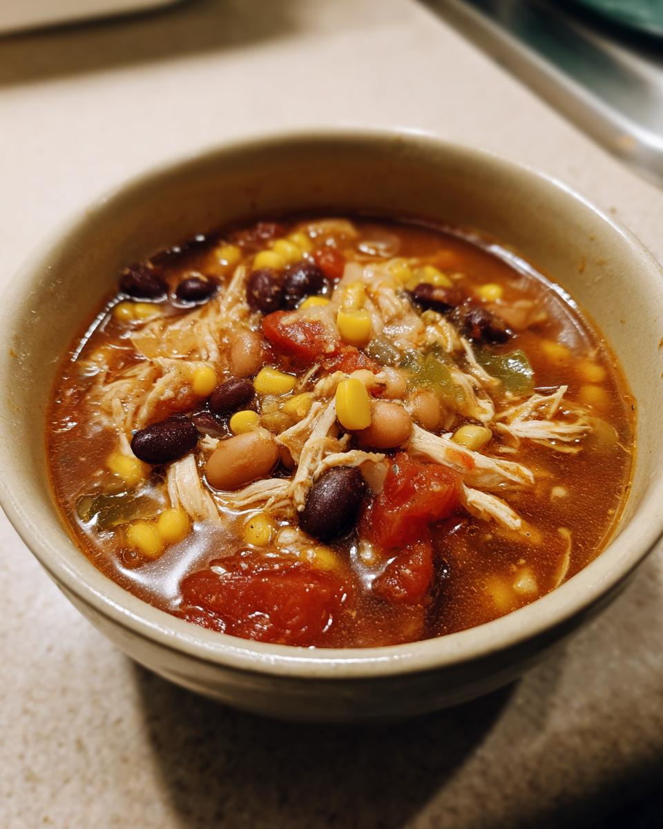 Easy Chicken Taco Soup Recipe - detail 1