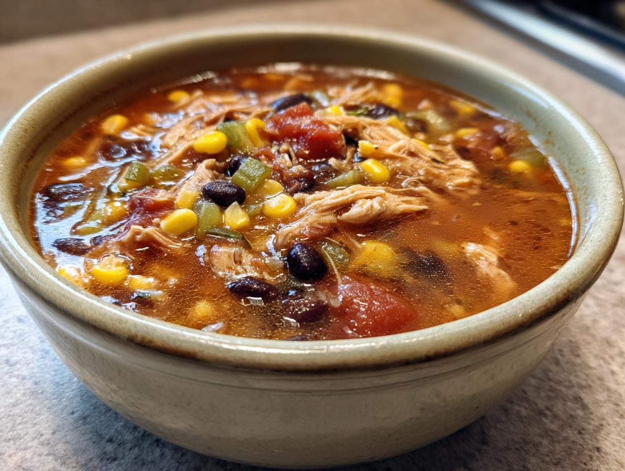 Easy Chicken Taco Soup Recipe - detail 3