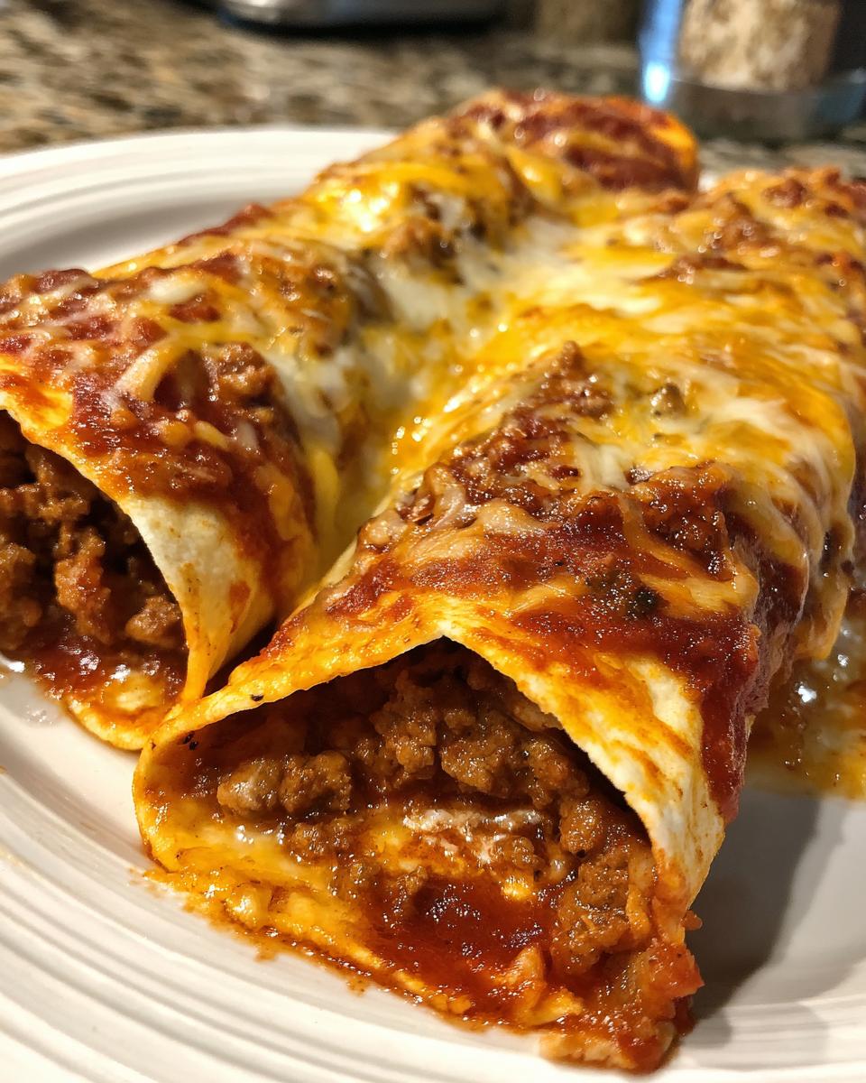 Easy Ground Beef Enchiladas | Quick Weeknight Dinner - detail 3