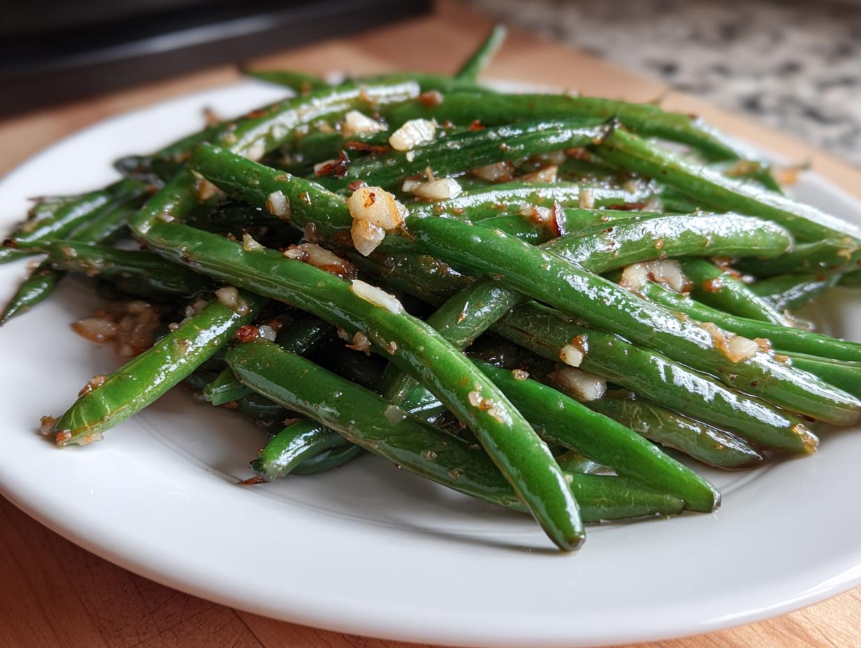 Garlic Butter Green Beans (Game Day Edition) - detail 2