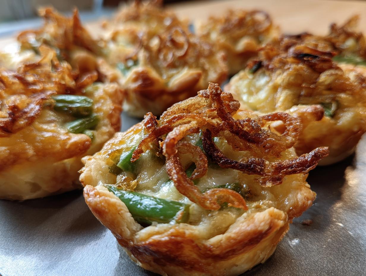 Green Bean Casserole Bites - detail 2