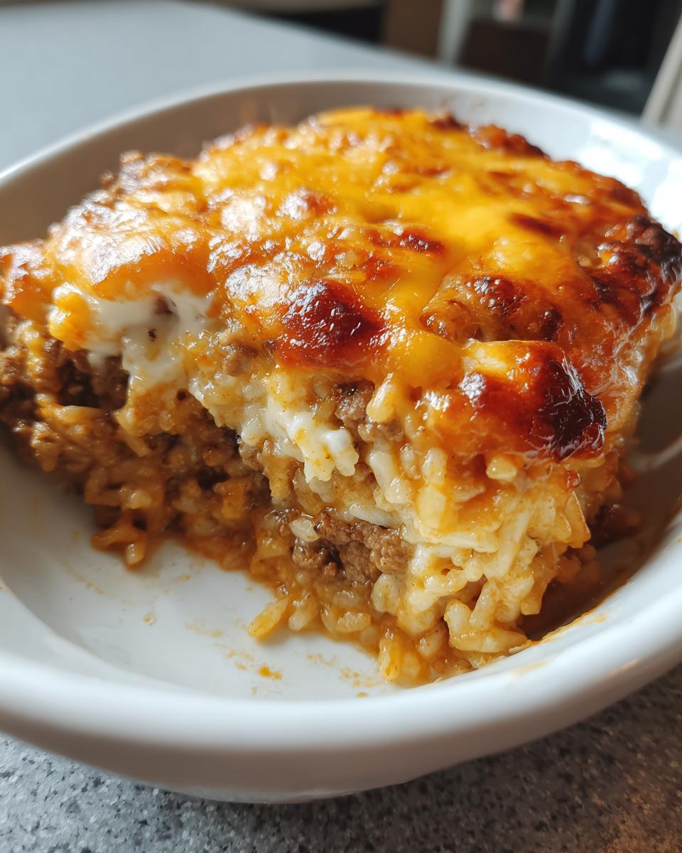 Ground Beef Rice Casserole Recipe - detail 2