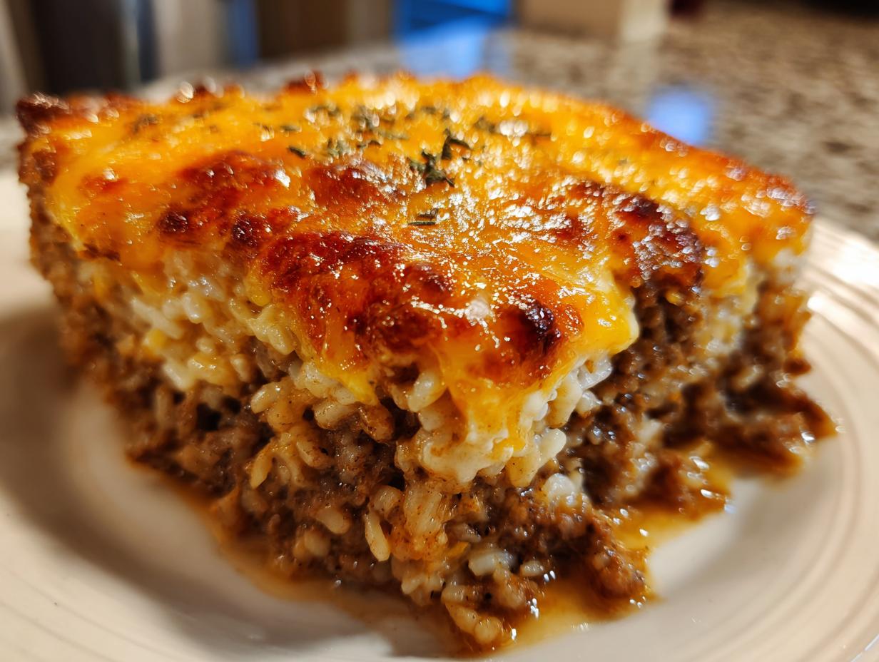 Ground Beef Rice Casserole Recipe - detail 3