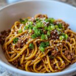Ground Turkey Hot Honey Noodle Bowl